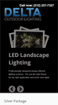 Mobile Screenshot of deltaoutdoorlighting.com